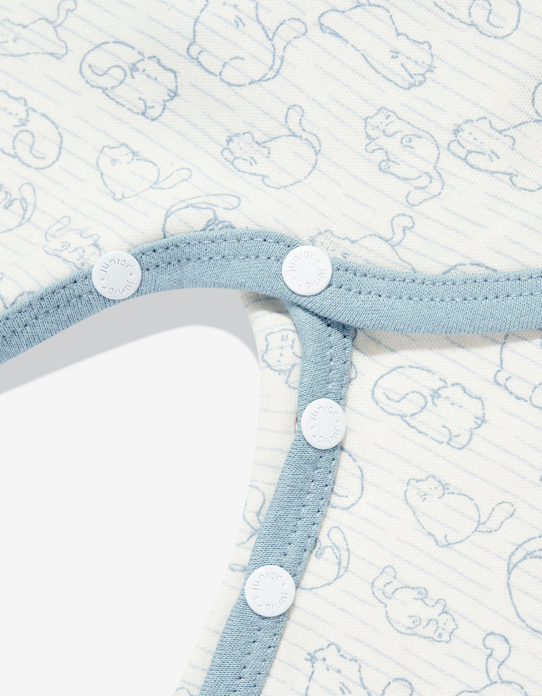 Baby Girls Cotton Babygrow in Ivory