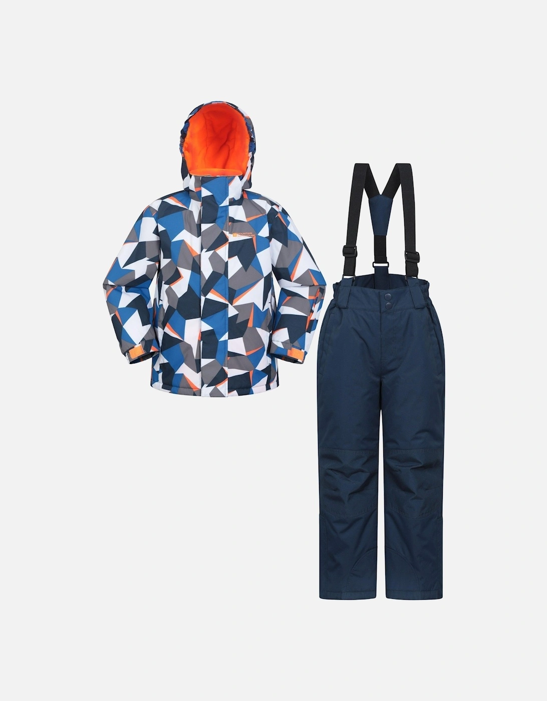 Childrens/Kids Printed Ski Jacket Set, 2 of 1