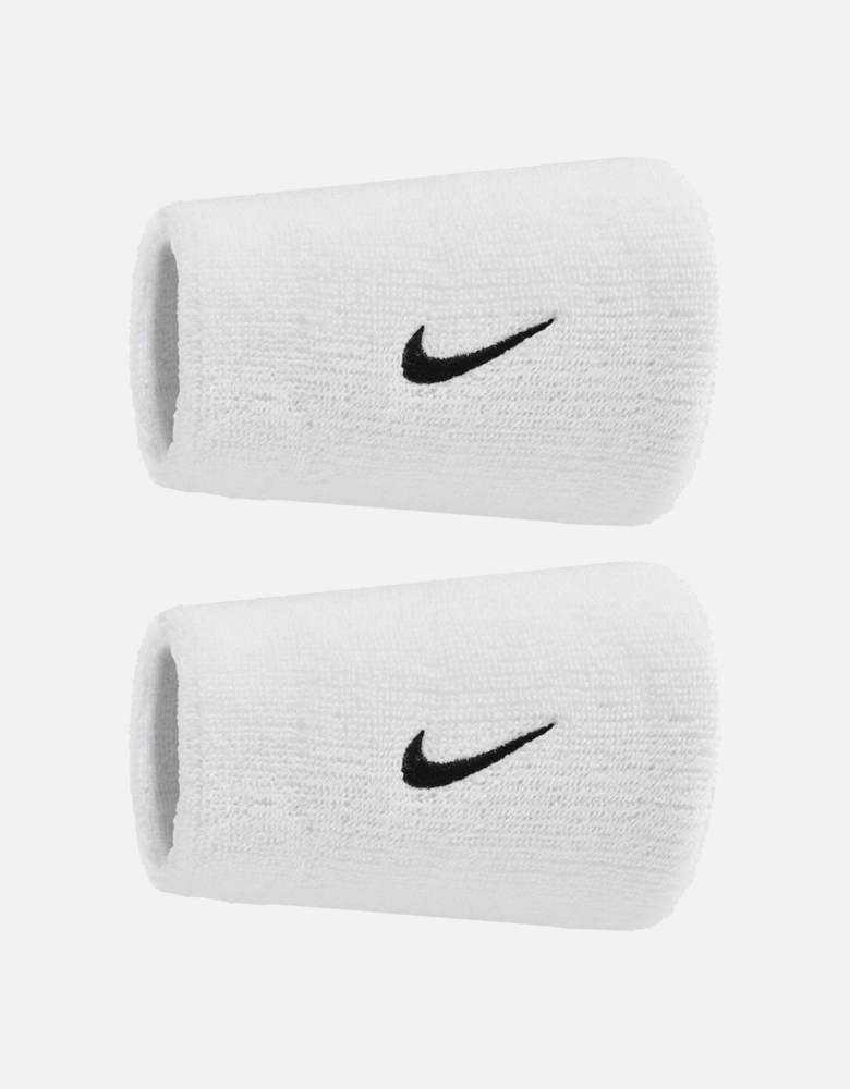 Classic Swoosh Double Wide Wristband (Pack of 2)