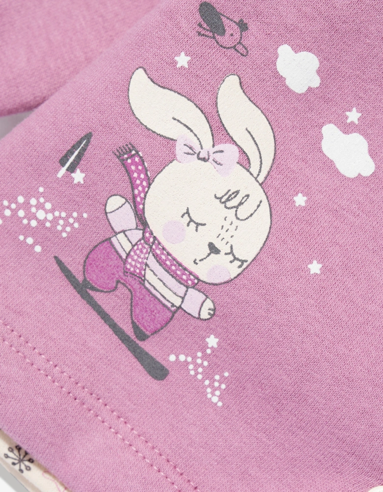 Baby Girls Cardigan and Trouser Set in Pink