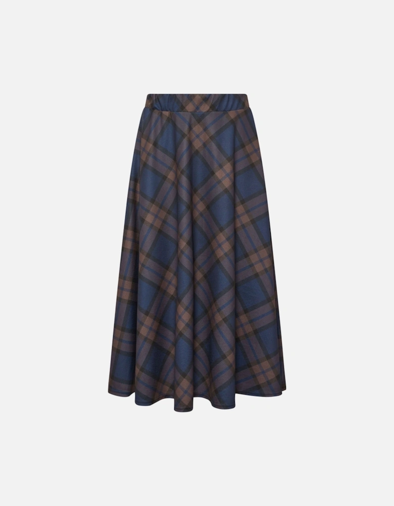 Petite Check Midaxi A-Line Skirt