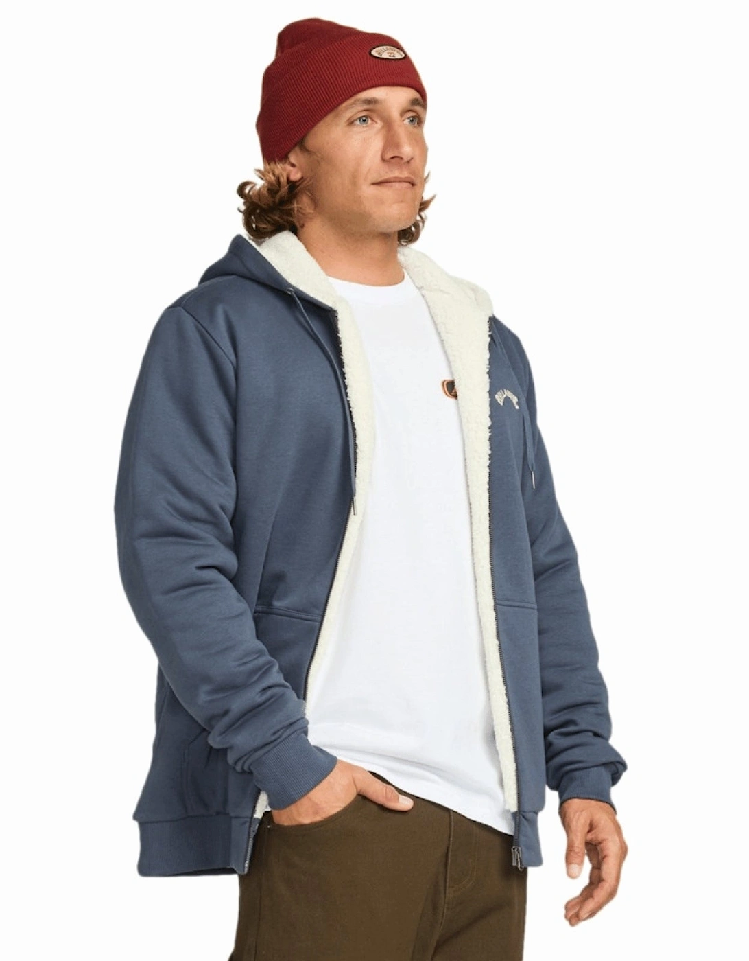 Mens Arch Full Zip Hoodie, 2 of 1