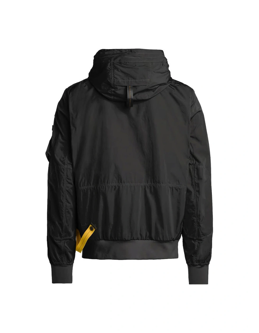 Gobi Spring Off-Black Hooded Bomber Jacket