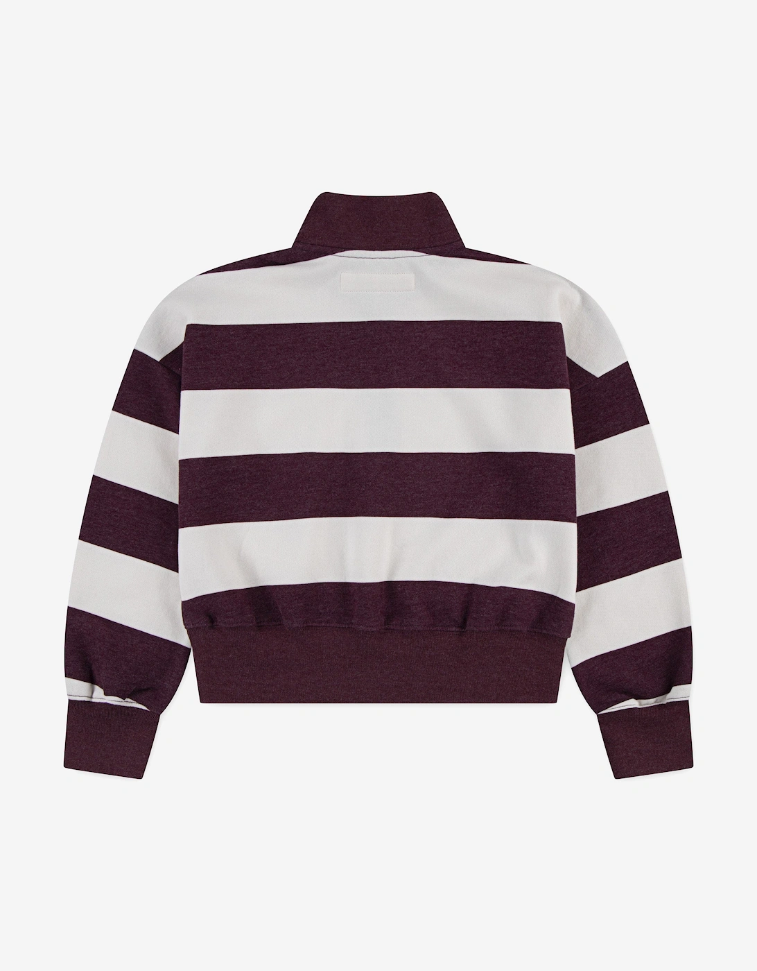 Girls Quarter Zip Preppy Pullover in Red