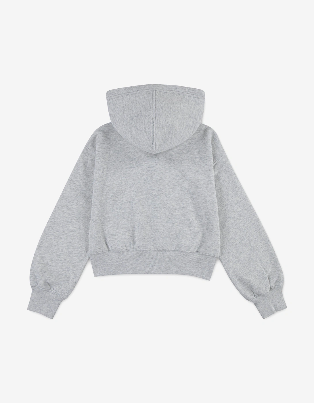 Girls Essential Zip Up Top in Grey