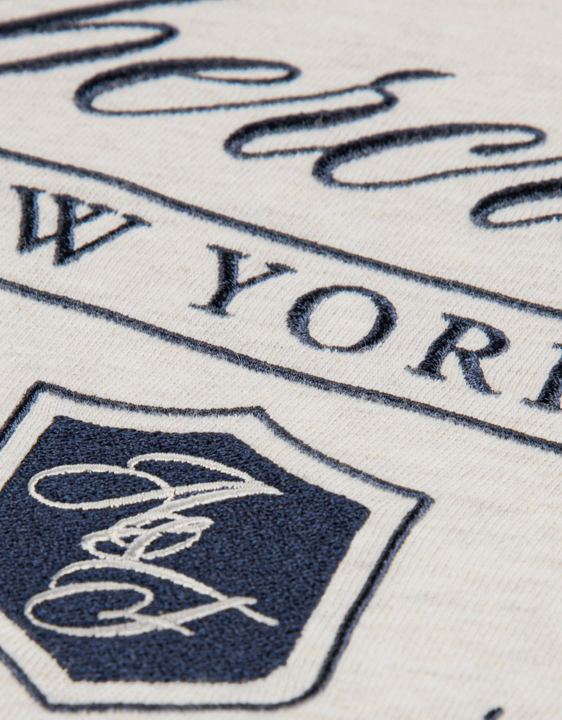 Girls Crest Boxy T-Shirt in Beige