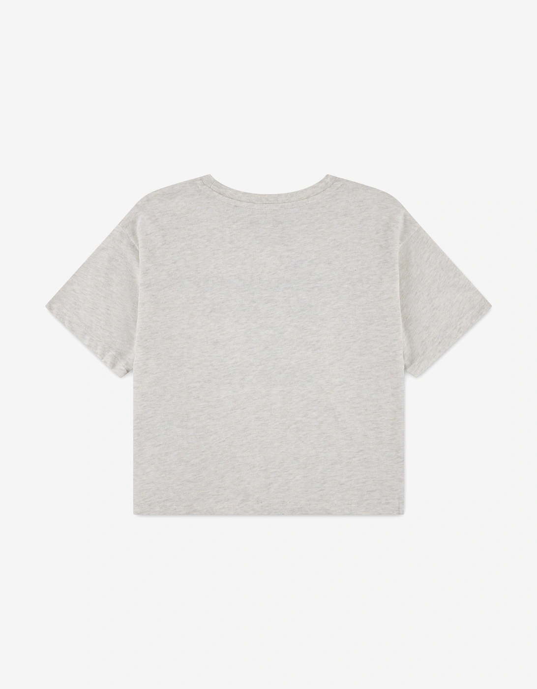 Girls Crest Boxy T-Shirt in Beige