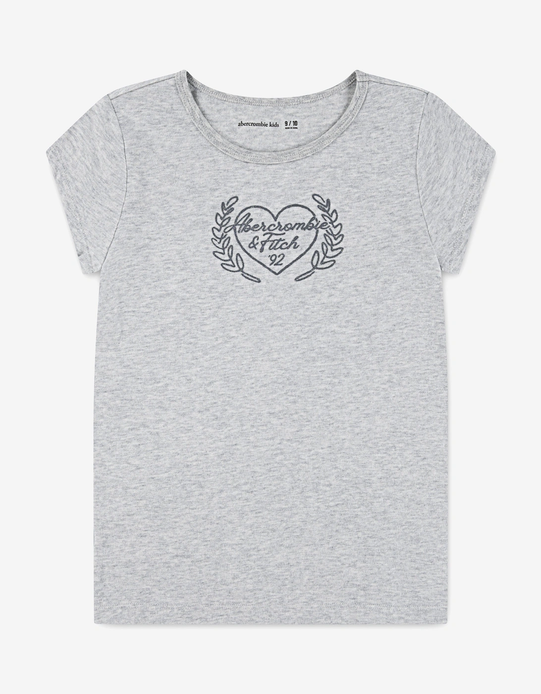 Girls Laurel Heart T-Shirt in Grey, 5 of 4