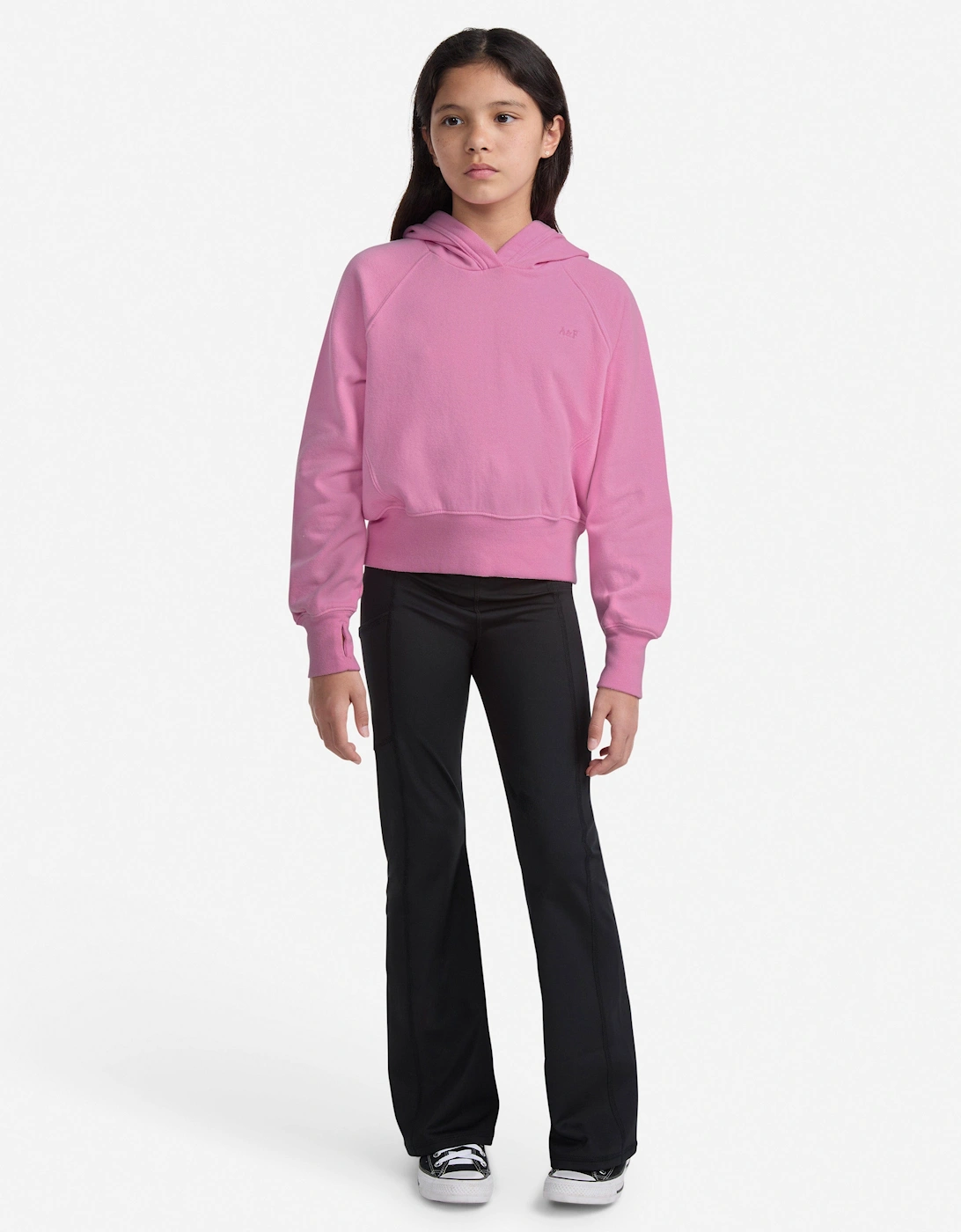 Girls Essential Hoodie in Pink