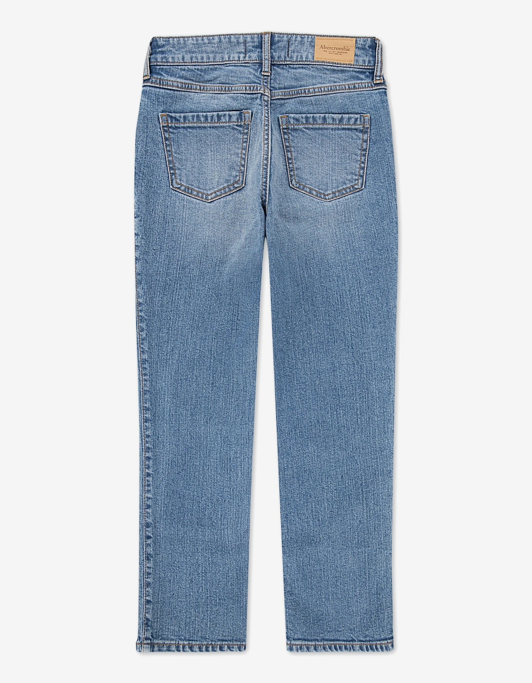 Girls High Rise 90S Straight Jeans in Blue