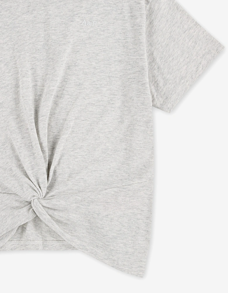 Girls 3 Pack Tie Front T-Shirt Set in Multicolour