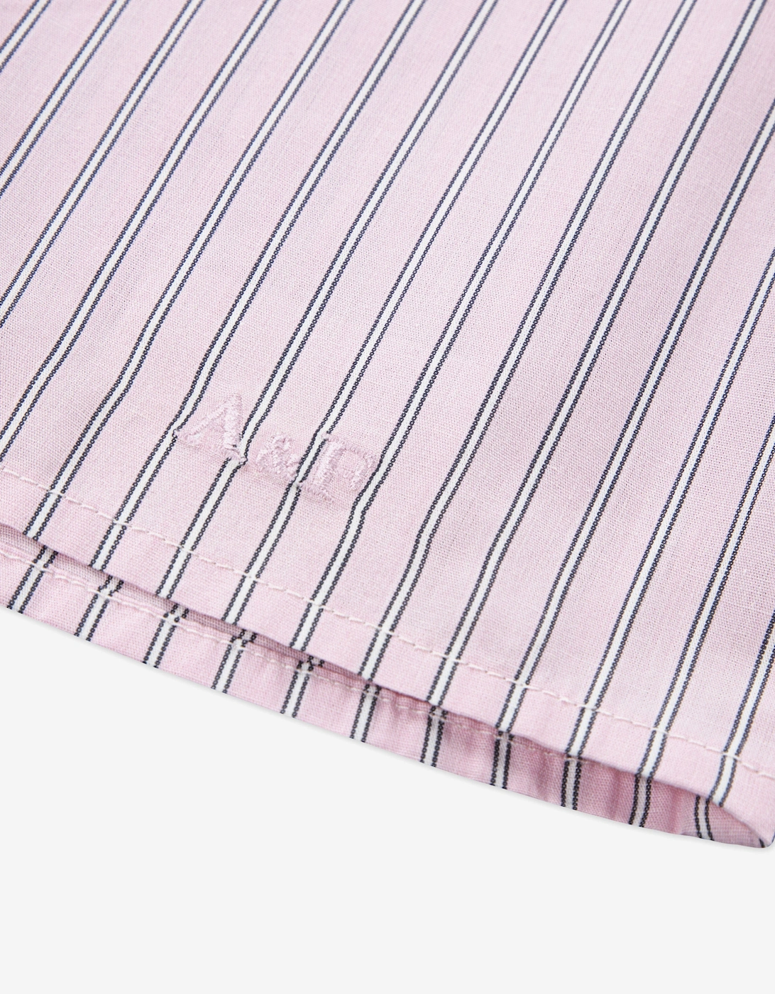 Girls Button Front Boxy Shirt in Pink