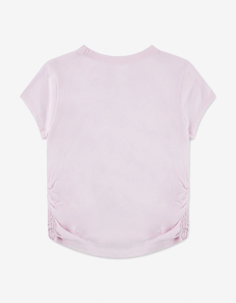 Girls 1892 Ruched T-Shirt in Pink