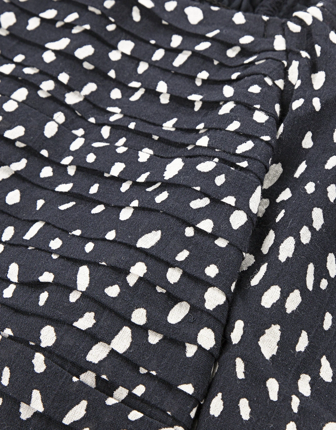 Girls Emerson Puff Sleeve Blouse in Black