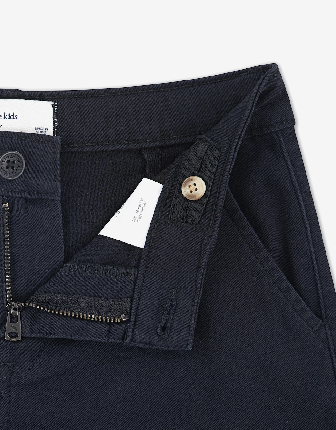 Girls Elevated Cargo Trousers in Black