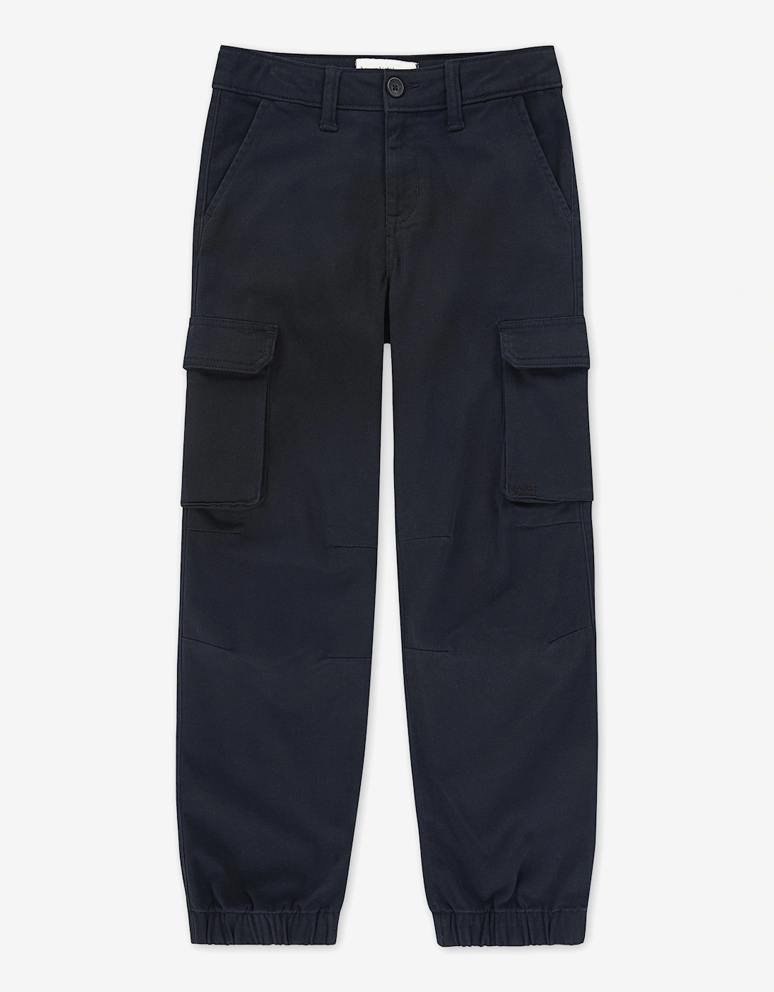 Abercrombie & Fitch Girls Black Elevated Cargo Trousers In  5 Years/6 Years Size 5 Kids