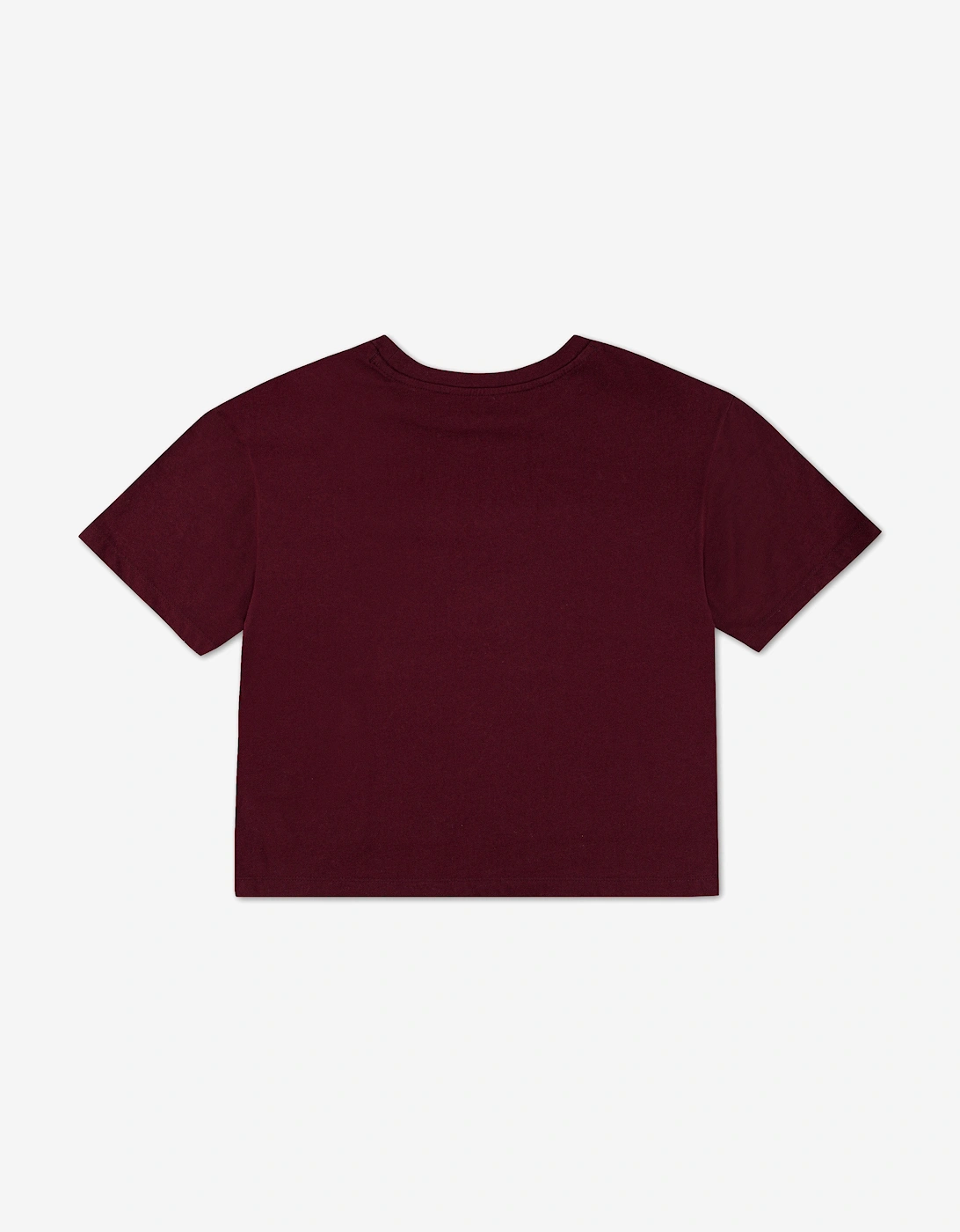 Girls Crest Boxy T-Shirt in Red