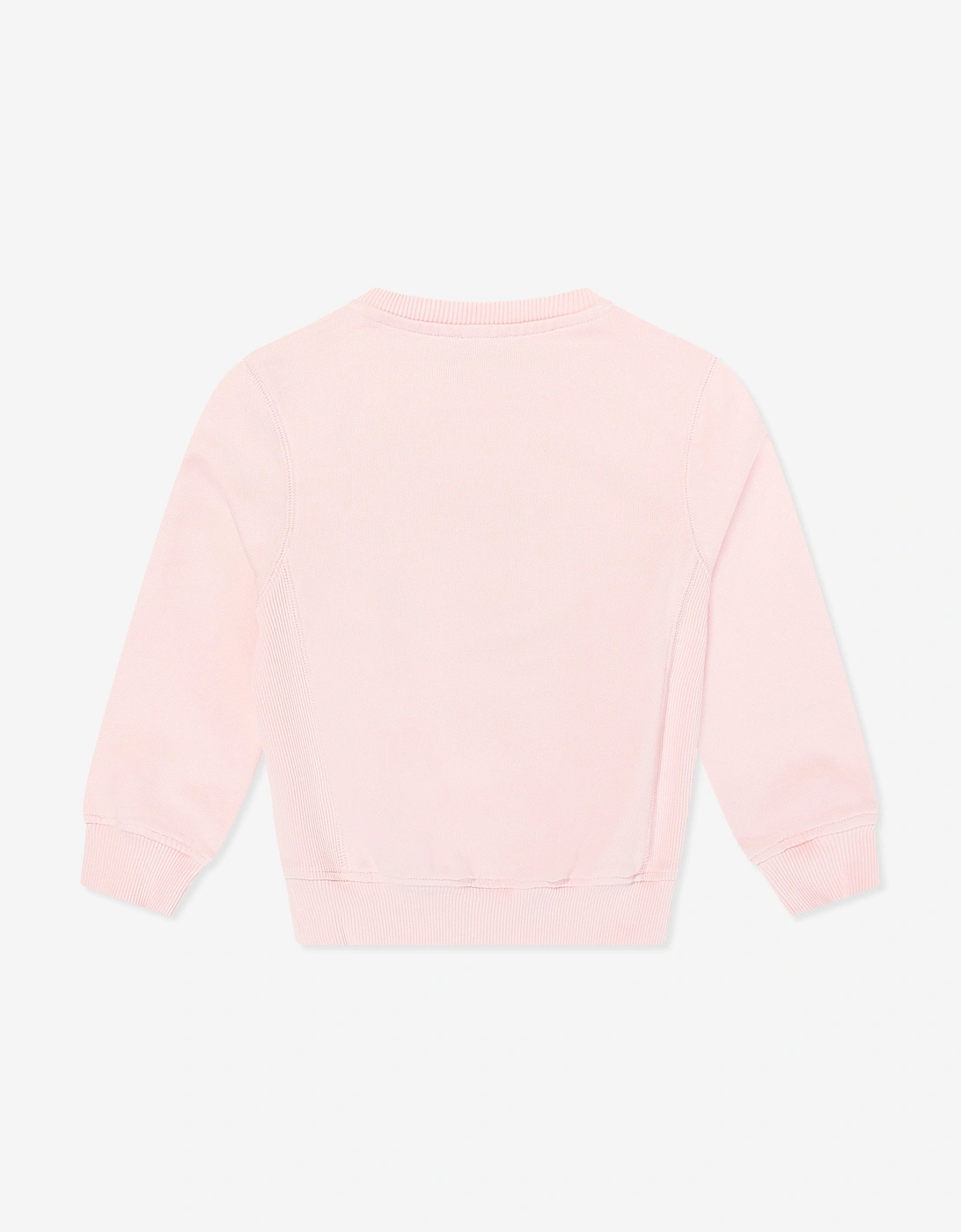 Girls Waves Sweatshirt in Pink