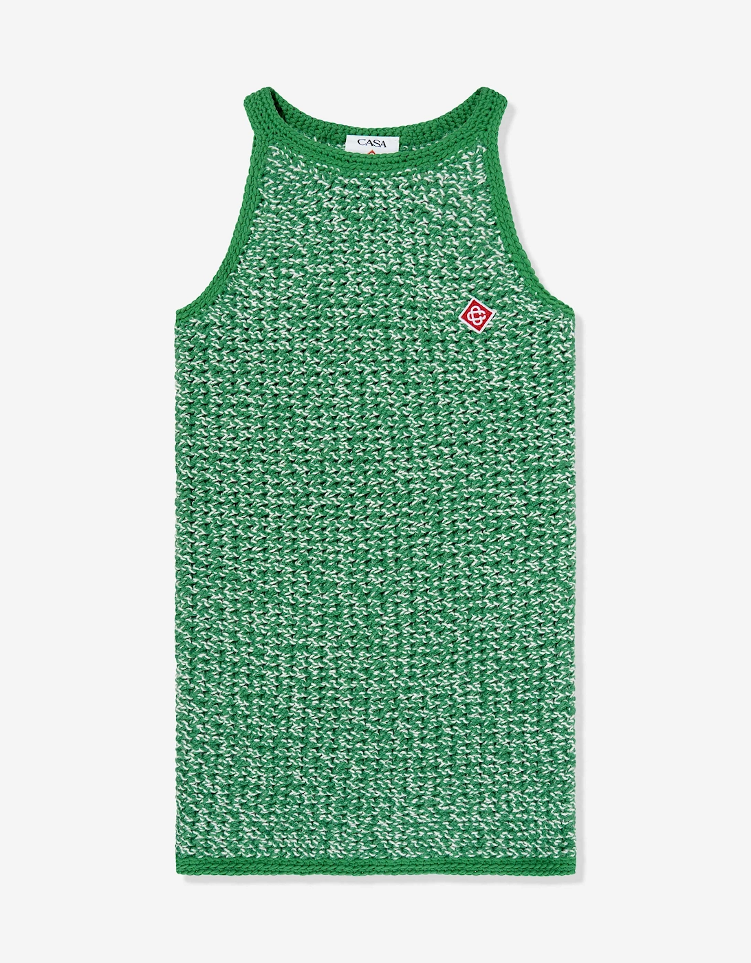 Girls Mouline Sleeveless Dress in Green, 5 of 4