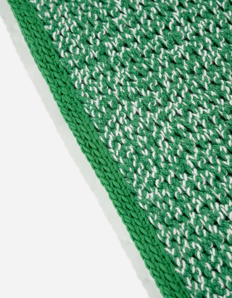 Girls Mouline Sleeveless Dress in Green