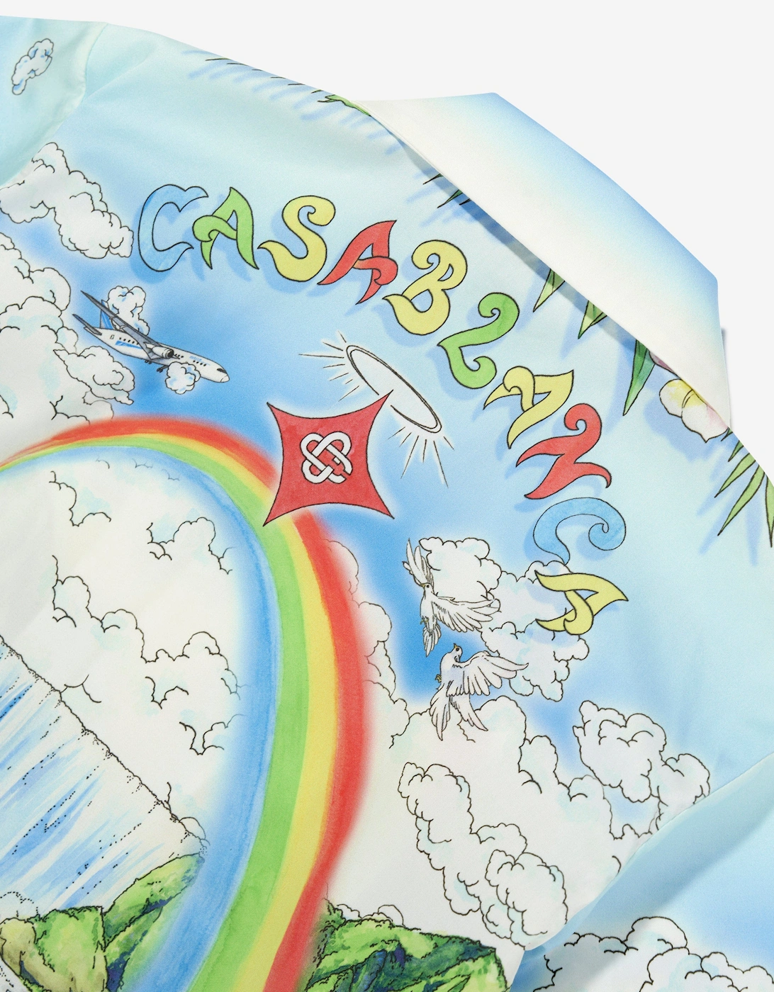 Casablanca Aloha Cotton Shirt - Male - Kids Shirts - Multicolor - 9 Y | 134 Cm - Kids - Image 3
