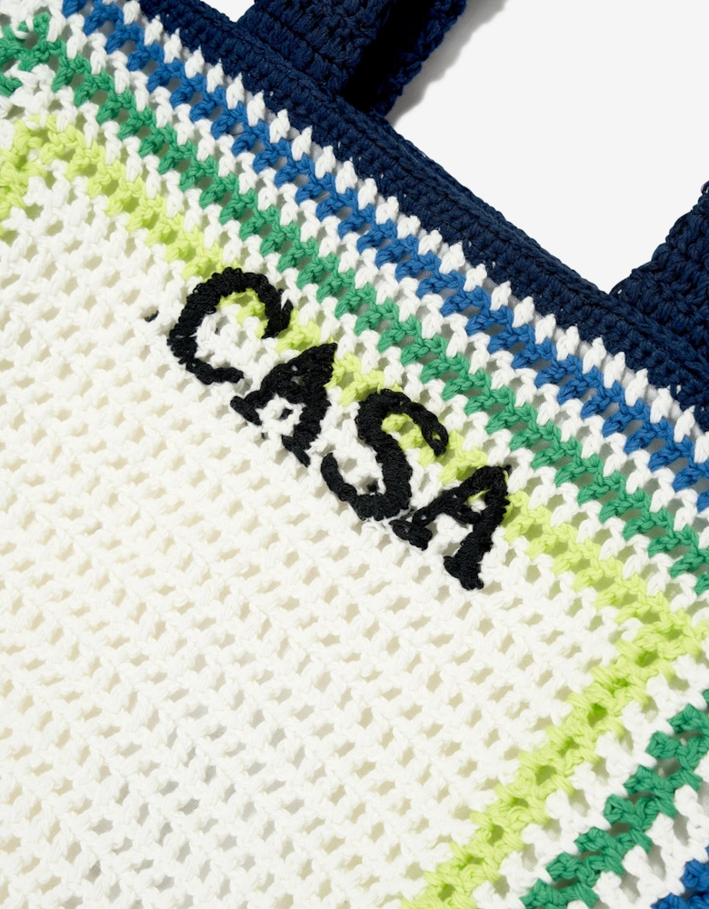 Girls Crochet Bag in Multicolour (38cm)