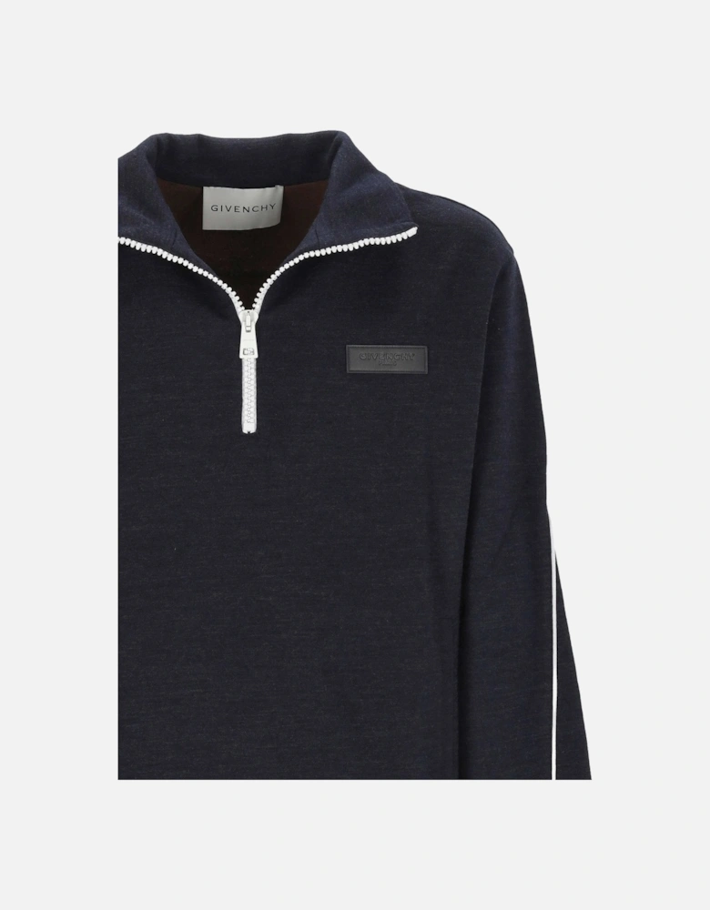 1/4 ZIP WOOL SWEATER