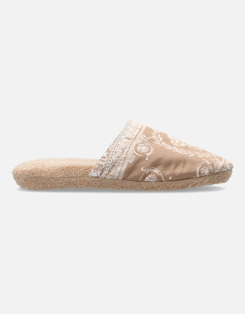 COTTON TERRY BAROQUE SLIPPERS