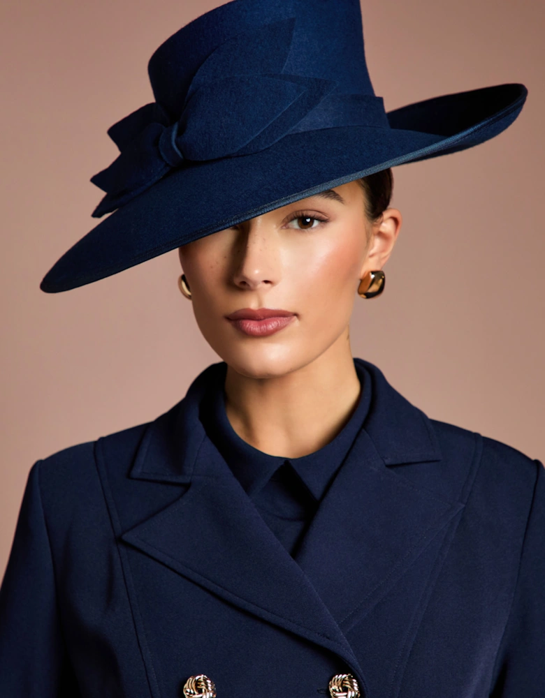 Lisa Tan Bow Detail Fedora