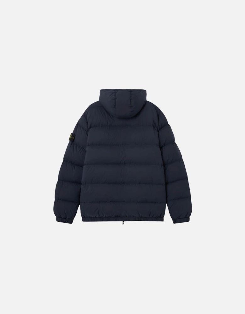 Seamless Tunnel Nylon Down-TC Navy Down Jacket
