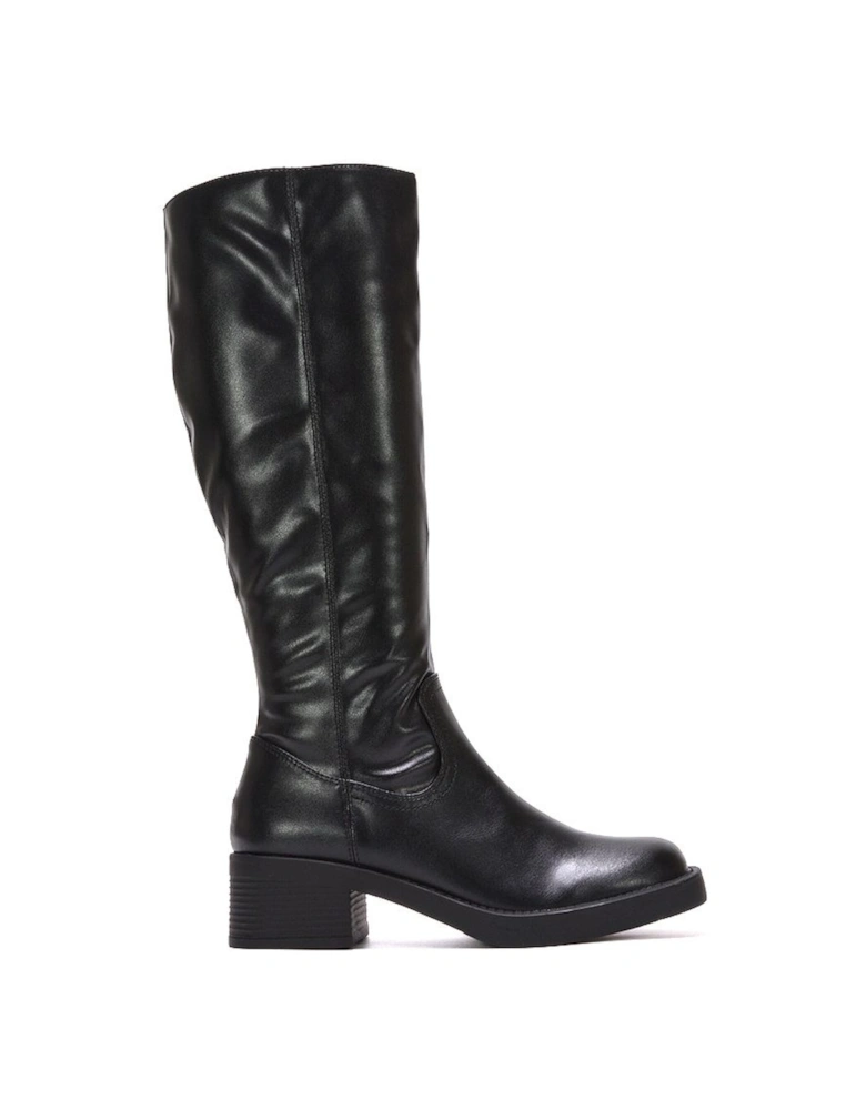 'Nyx' Knee High Equestrian Style Biker Riding Boots