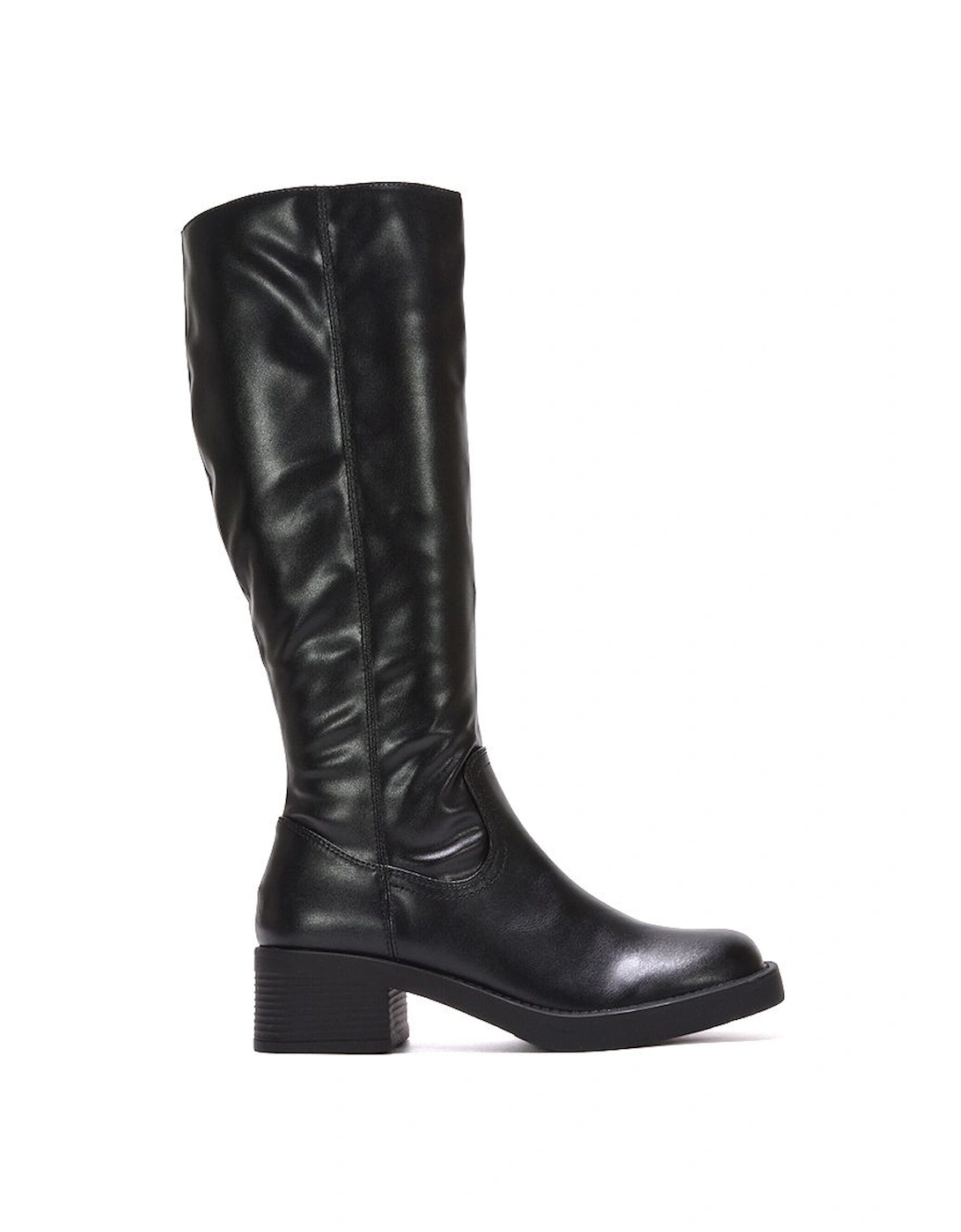 'Nyx' Knee High Equestrian Style Biker Riding Boots, 2 of 1