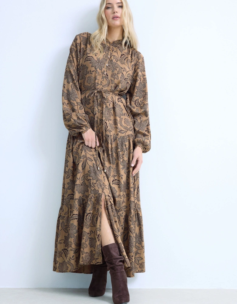 Tall Tie Waist Maxi Dress