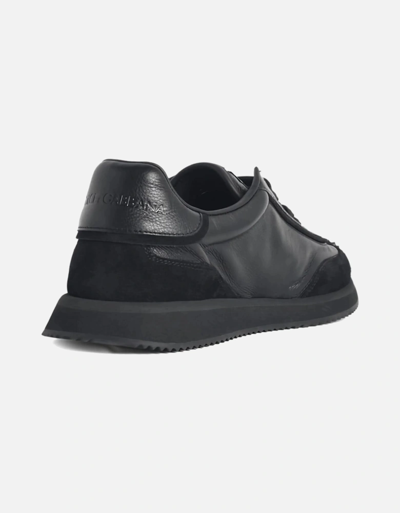 Leather Cushion Sneakers Black