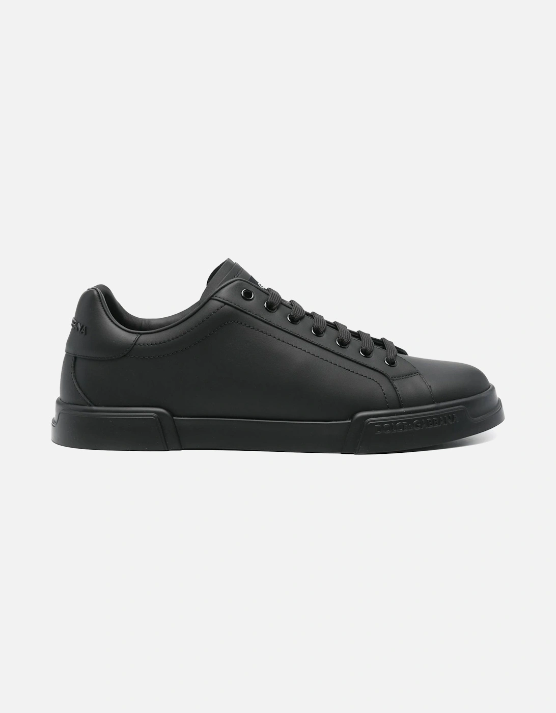 Leather Portofino Sneakers Black, 5 of 4