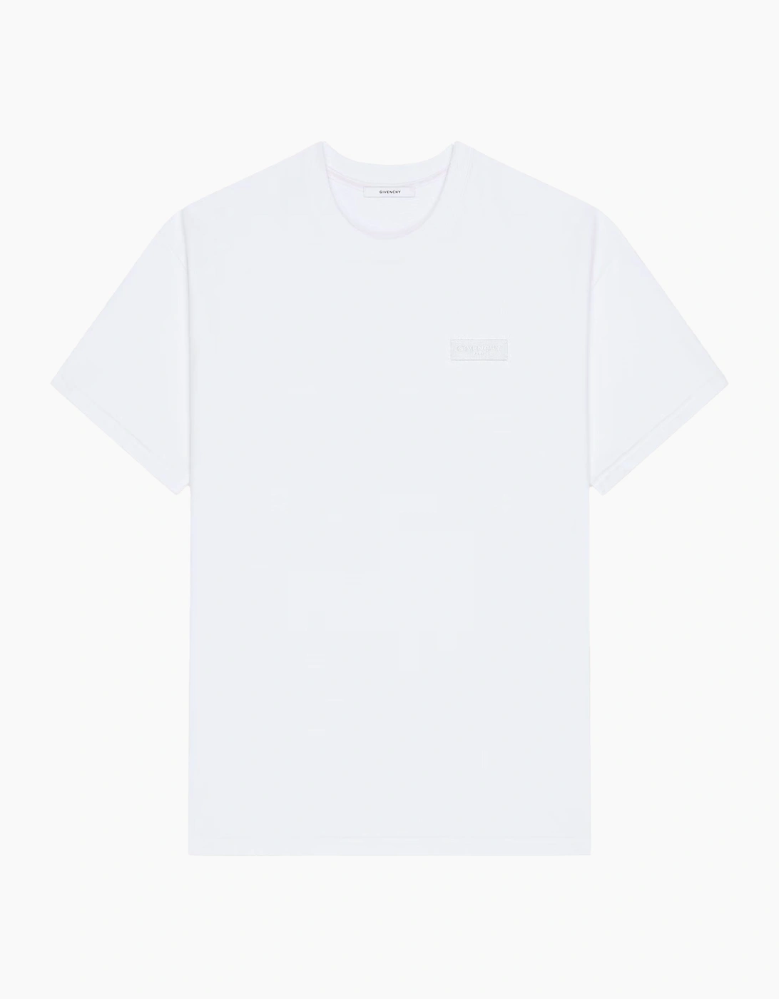 Givenchy Givenchy Men's Branded Cotton T Shirt White