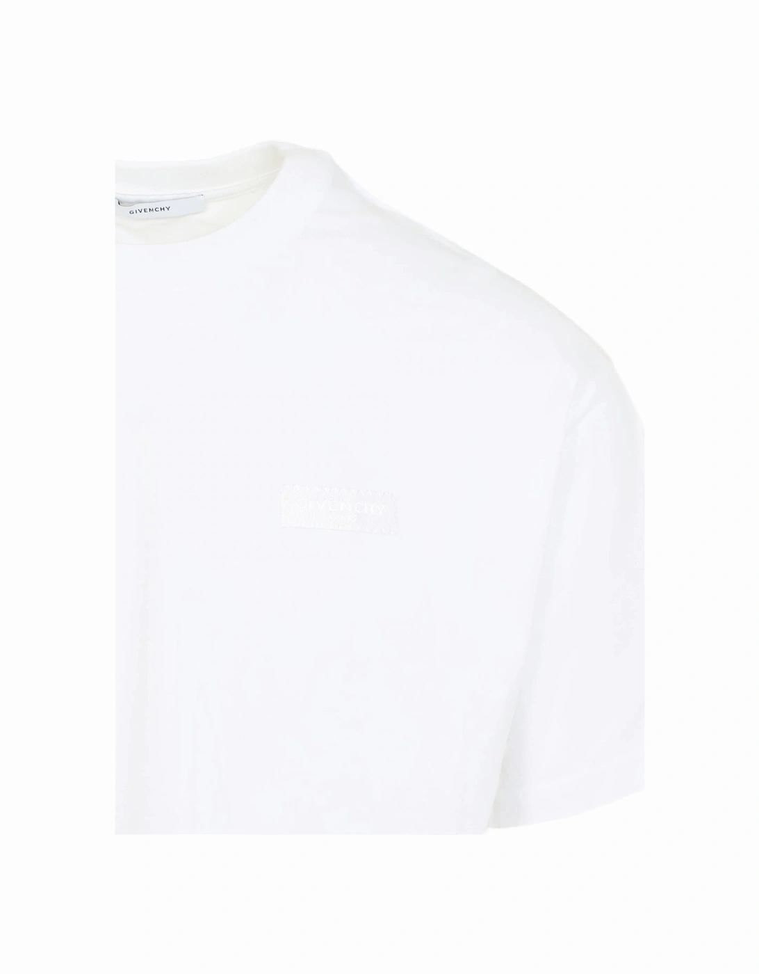 Branded Cotton T Shirt White