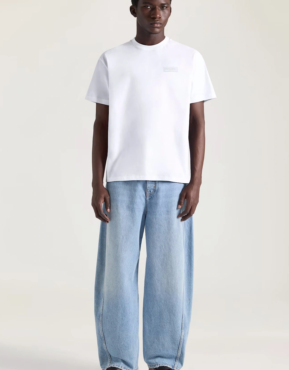 Branded Cotton T Shirt White