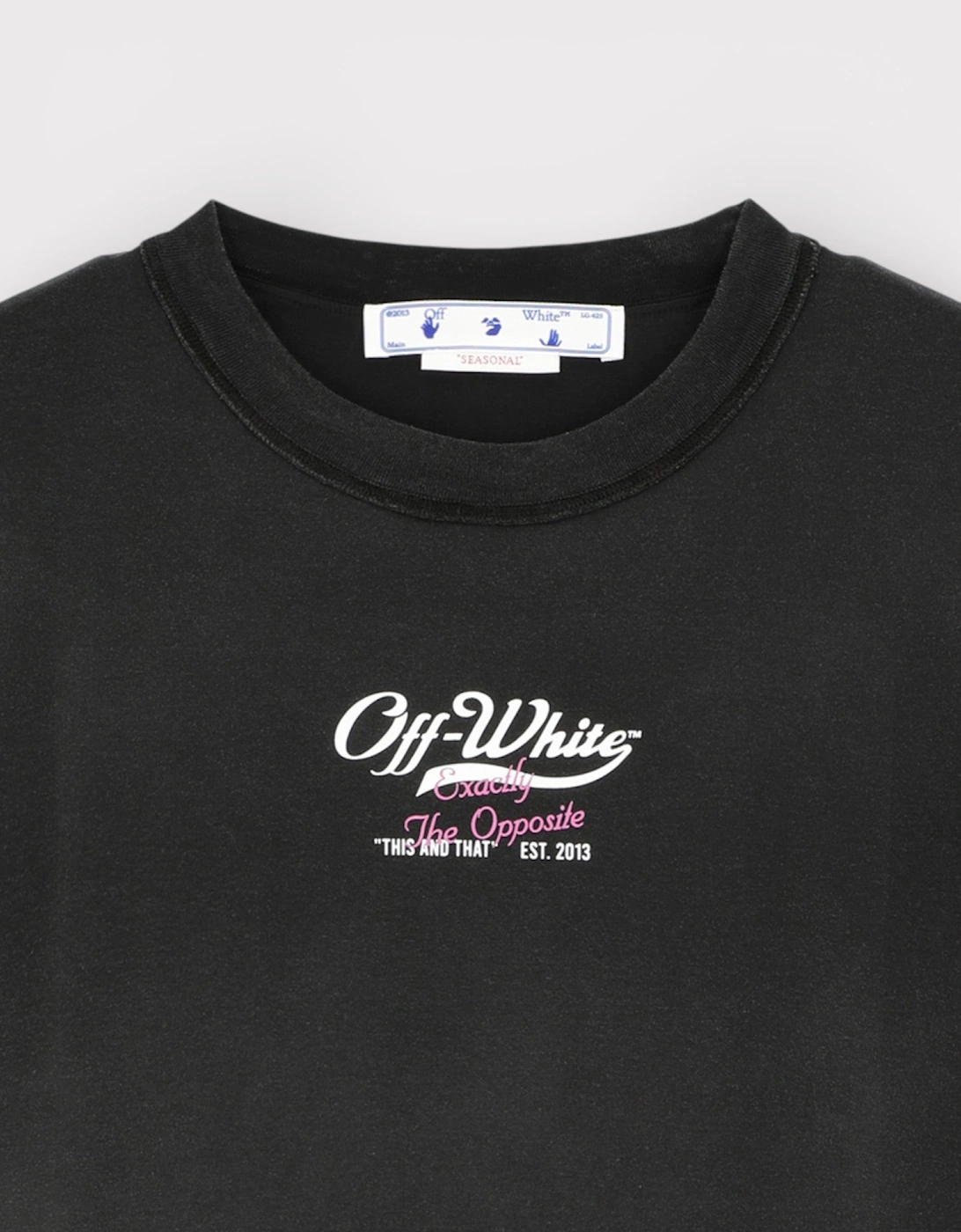 Wave Off Raw Slim Short Sleeve Tee Black