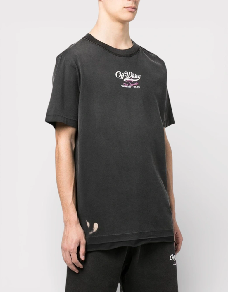 Wave Off Raw Slim Short Sleeve Tee Black
