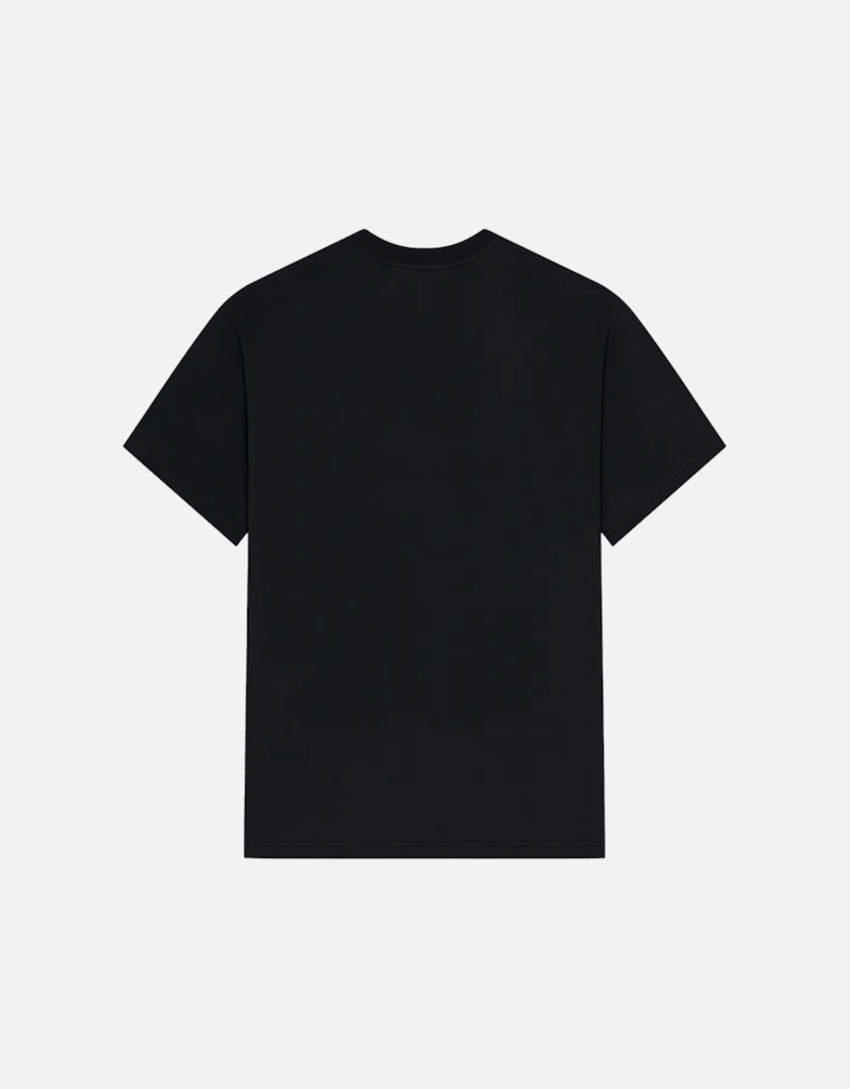 Branded Cotton T Shirt Black