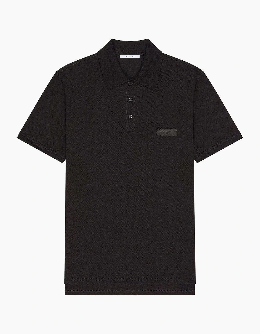 Givenchy Givenchy Men's Branded Piquet Polo Black