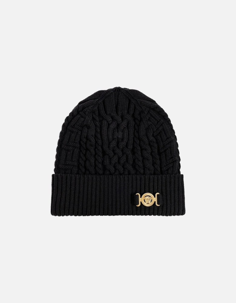 Biggie Medusa Wool Hat Black
