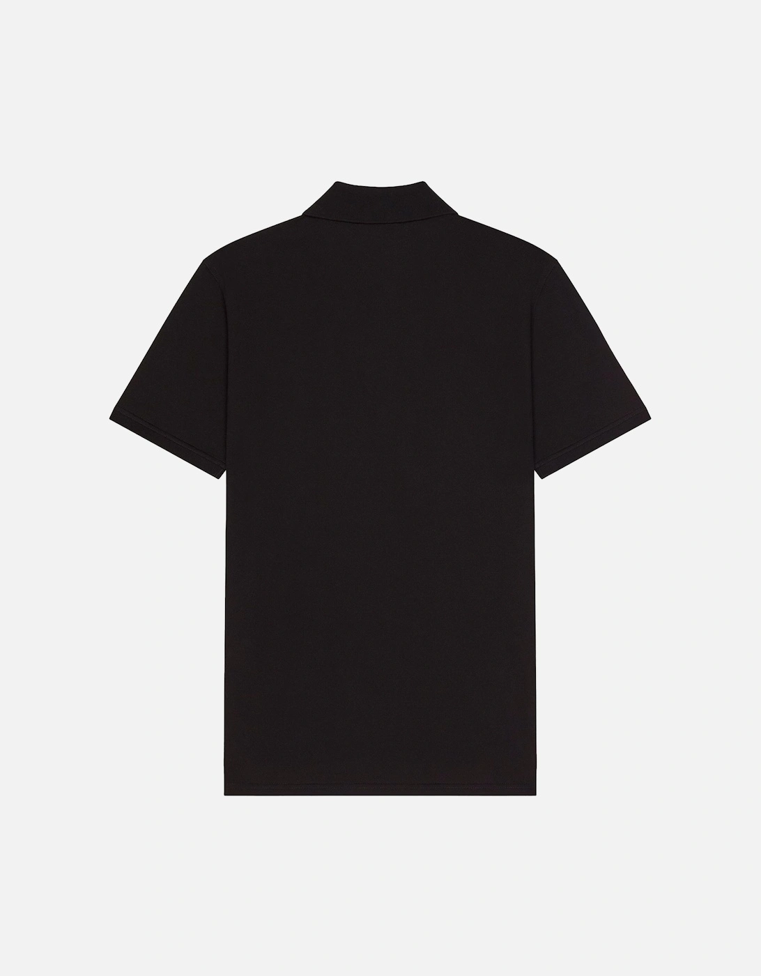 Branded Piquet Polo Black