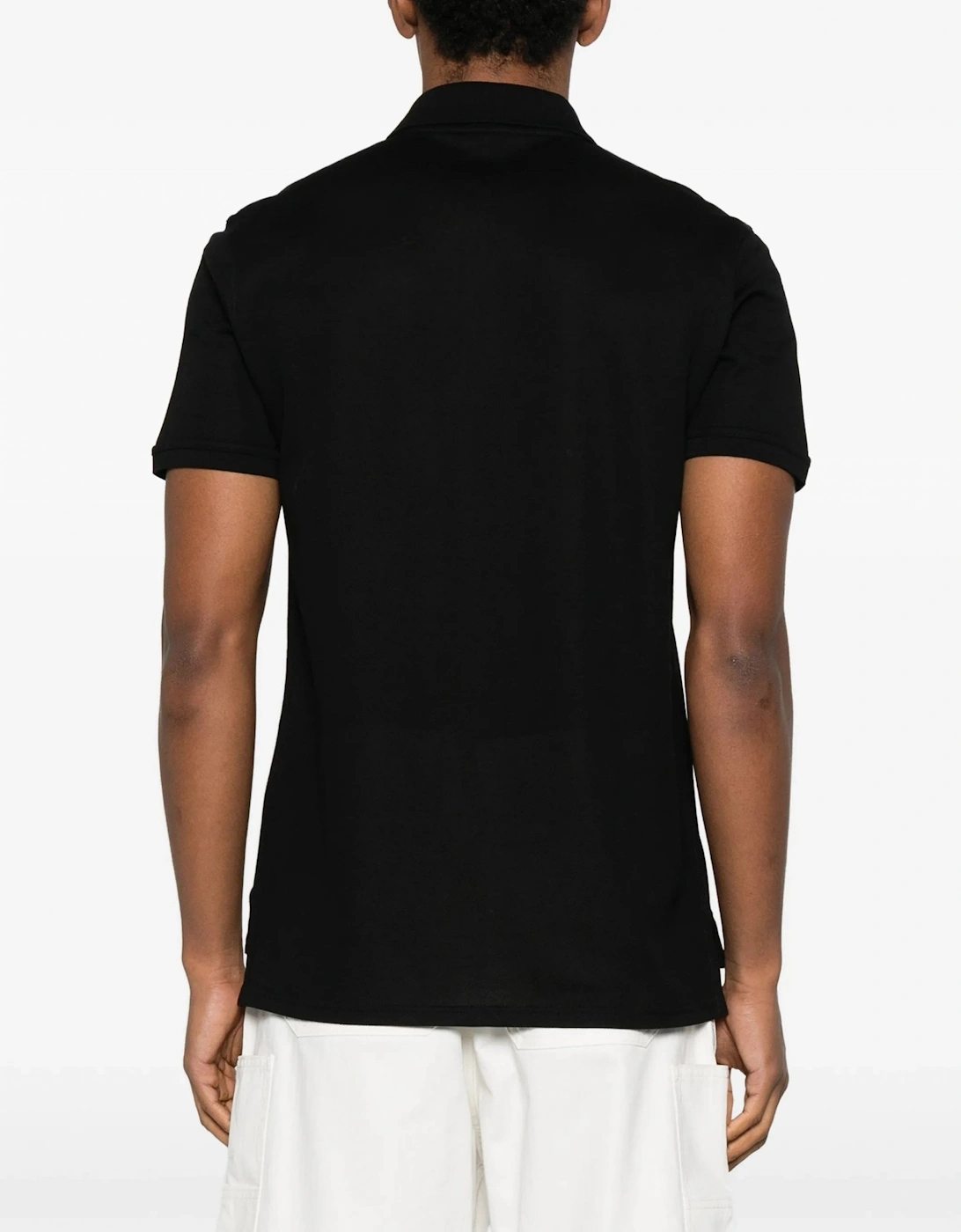 Branded Piquet Polo Black
