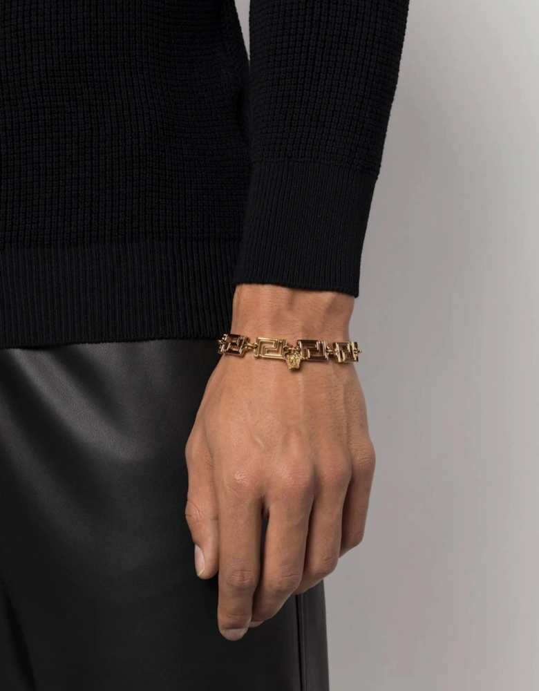Grecca Chain Bracelet Gold