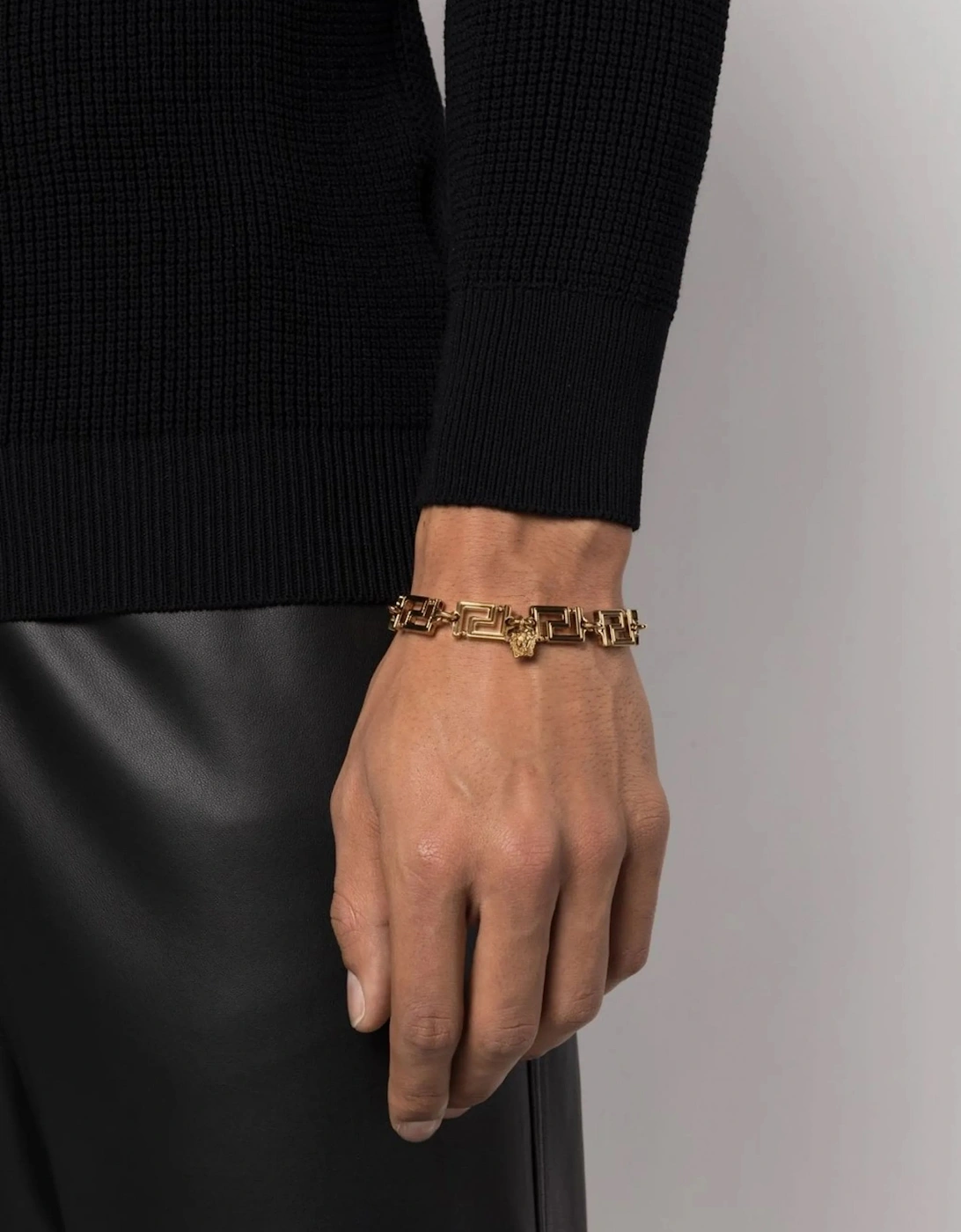 Grecca Chain Bracelet Gold
