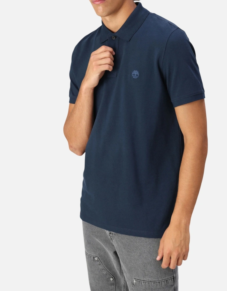 Mens Polo Shirt Short Sleeve Top