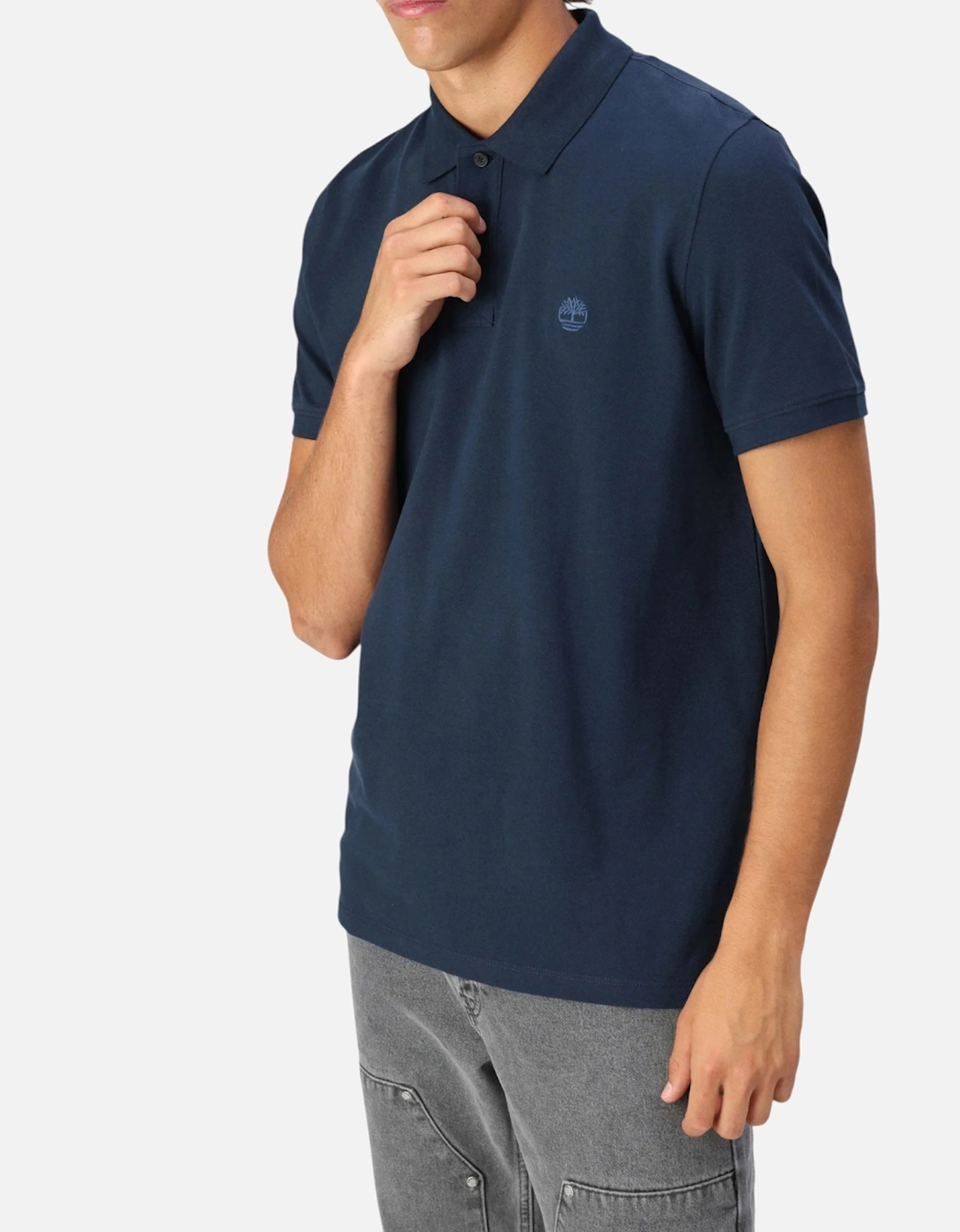 Mens Polo Shirt Short Sleeve Top