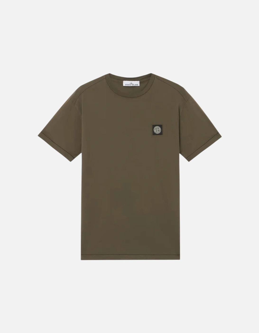 60/2 Military Green Cotton T-shirt, 2 of 1